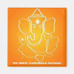 Shree Ganesha - dios indio Imán De Frigorifico