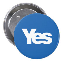 Sí independencia escocesa 2014 de Escocia Pins