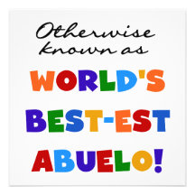 Si no conocido como Mejor-est Abuelo Comunicado Personalizado