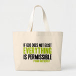 Si no existe dios todo es permitido bolsa