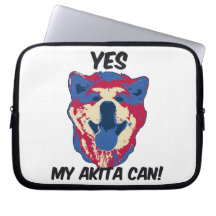 ¡Sí poder de Akita! bolso del ordenador portátil Funda Portátil