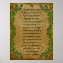 Si poesía inspirada de Rudyard Kipling Poster