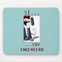 Sí, soy ingeniero mousepad