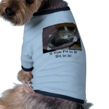 Si usted cabe en él… siéntese en él camisetas de perrito