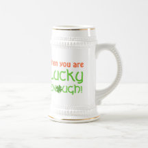 Si usted es bastante afortunada consumición irland tazas de café