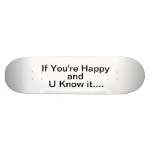 Si usted es feliz y U lo sabe… Patines Personalizados