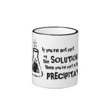 Si usted no es parte de la solución tazas