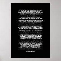 Si usted puede guardar su cabeza cuando todo sobre poster