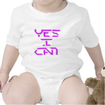 Sí-YO-Pueda (blanco) Trajes De Bebé