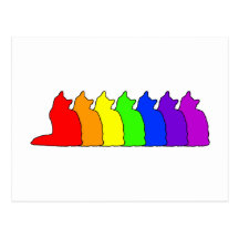 Siberiano del arco iris postales