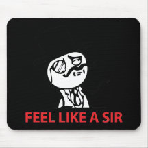 Sienta como un sir - Mousepad negro