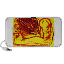 Sienta la quemadura notebook altavoz