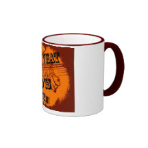 SIENTA QUE el MIEDO 70s Taza De Café