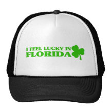 Siento afortunado en la Florida Gorros