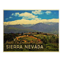 Sierra Nevada España Tarjeta Postal