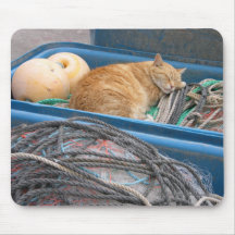Siesta Mousepad del gato Tapetes De Ratones