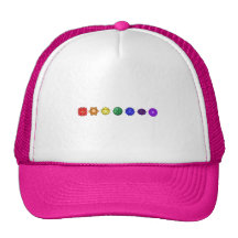 Siete Chakras horizontal Gorras De Camionero