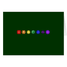 Siete Chakras horizontal Tarjeton