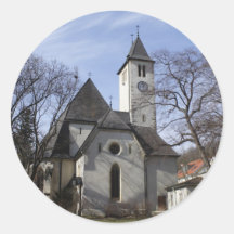 Sieveringer Pfarrkirche Pegatinas Redondas