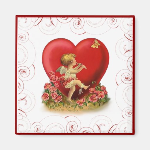 Siga su corazón iman de frigorífico