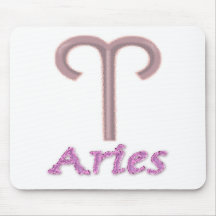 sign.aries. alfombrillas de ratón