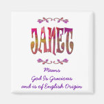 Significado del imán de Janet