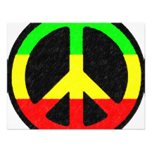 Signo de la paz de Rasta Anuncios Personalizados