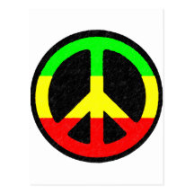 Signo de la paz de Rasta Postal