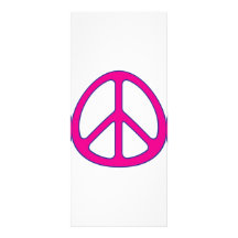 signo de la paz diseño de tarjeta publicitaria