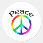 signo de la paz etiqueta
