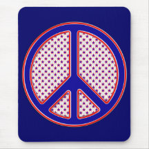 SIGNO DE LA PAZ PATRIÓTICO TAPETE DE RATON