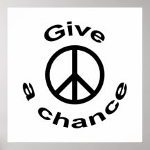 Signo de la paz posters