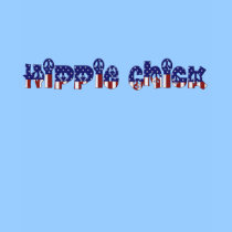 Signo de la paz retro del polluelo del Hippie del  camisetas