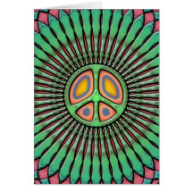 SIGNO DE LA PAZ RETRO TARJETÓN