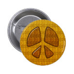 SIGNO DE LA PAZ SALVAJE DEL MODELO DEL CAT PIN