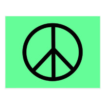 signo de la paz tarjetas postales