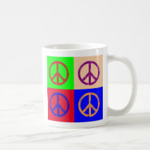 Signo de la paz taza