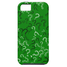 Signo, negro y blanco retros de interrogación en v iPhone 5 carcasa