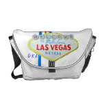 Signo positivo de Las Vegas con sus iniciales Bolsa De Mensajeria
