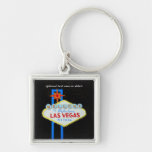 Signo positivo de Las Vegas Llaveros