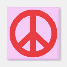 Signos de la paz imán para frigorífico