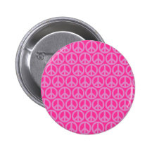 Signos de la paz rosados pins