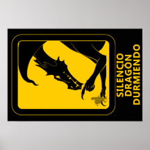 Silencio dragón durmiendo. poster