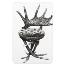 Silla de las astas del macho imán flexible