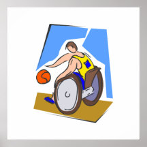 Silla del baloncesto posters