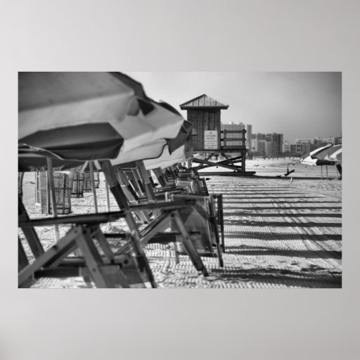 Sillas de playa de Clearwater la Florida Poster