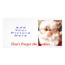 SillySantaPhotoCard-personalizar Tarjetas Personales