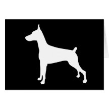 Silueta de Dobe Tarjeton