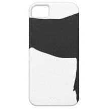 Silueta de great dane iPhone 5 cobertura