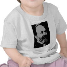 Silueta de James A. Garfield Camiseta